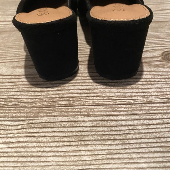 Allegra K Women’s Pointed Toe Slip On Block Heel Slide Mules Size 8 - Picture 7 of 10